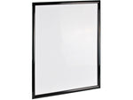 Azar Sign Holder, 24" x 36", Wall Mounted, Black, Plastic (300344-BLK)
