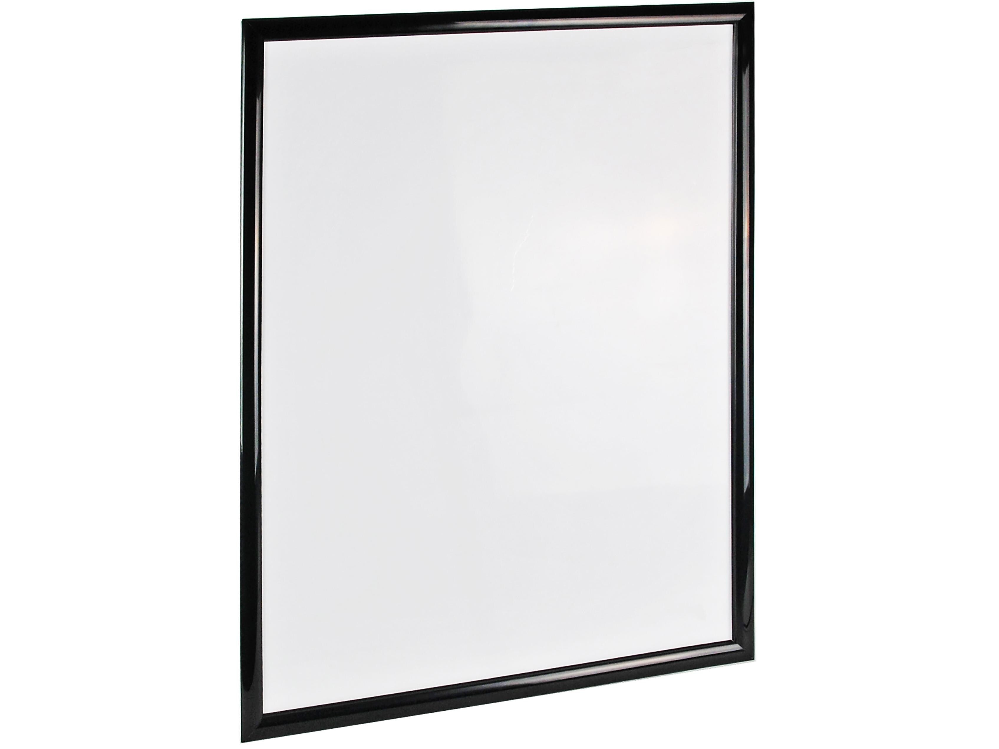 Azar Sign Holder, 24" x 36", Wall Mounted, Black, Plastic (300344-BLK)