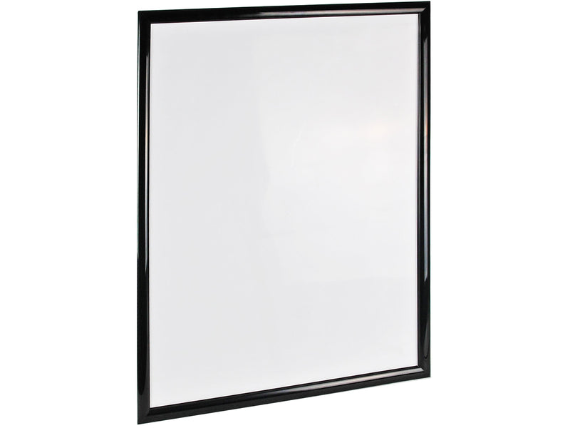 Azar Sign Holder, 24" x 36", Wall Mounted, Black, Plastic (300344-BLK)