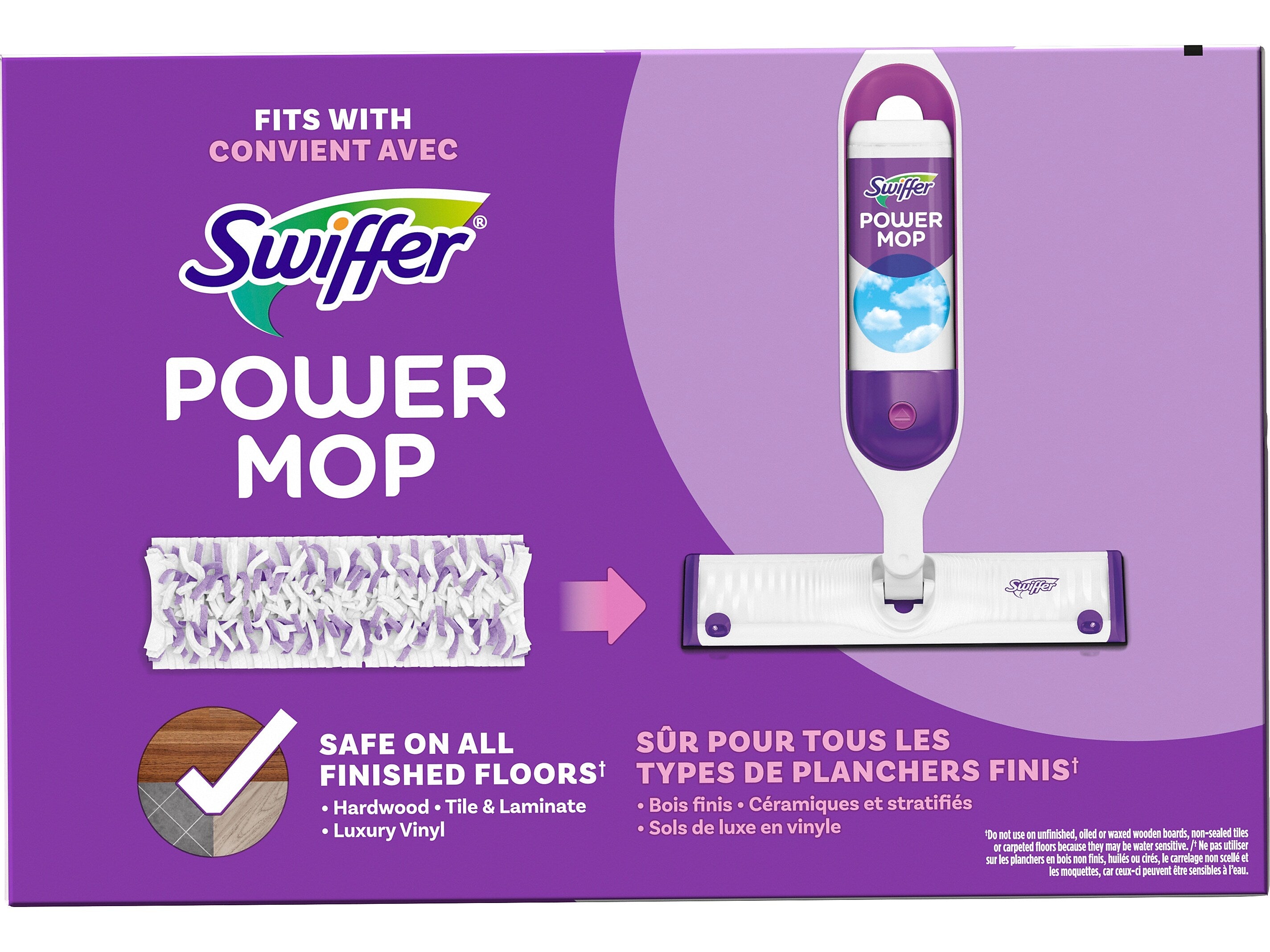 Swiffer PowerMop Wet Mop Pad, 8/Pack (08189)