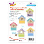 TREND Garden Birdhouses Classic Accents Variety Pack, 108/Bundle (T-10680-3)