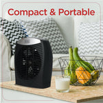 Black & Decker 1500-Watt Portable Infrared Electric Heater, Black (BHDE1706)