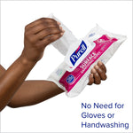 PURELL Foodservice Disinfecting Wipes, 72 Wipes/Pack (9371-12)