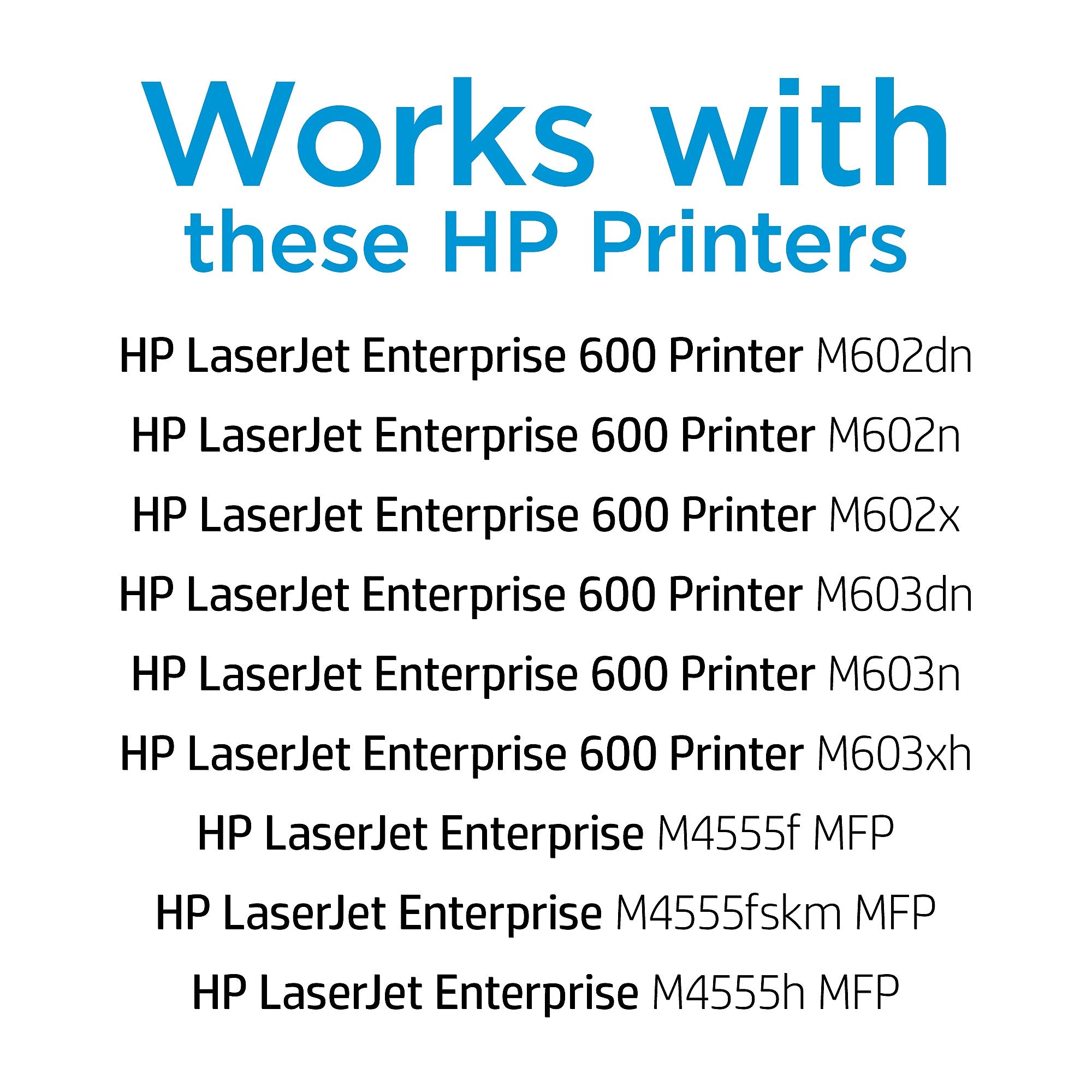 HP 90X Black High Yield Toner Cartridge, Prints Up to 24,000 Pages (CE390XD)