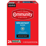 Community Coffee Breakfast Blend Coffee Keurig® K-Cup® Pods, Medium Roast, 24/Box (5000374324)