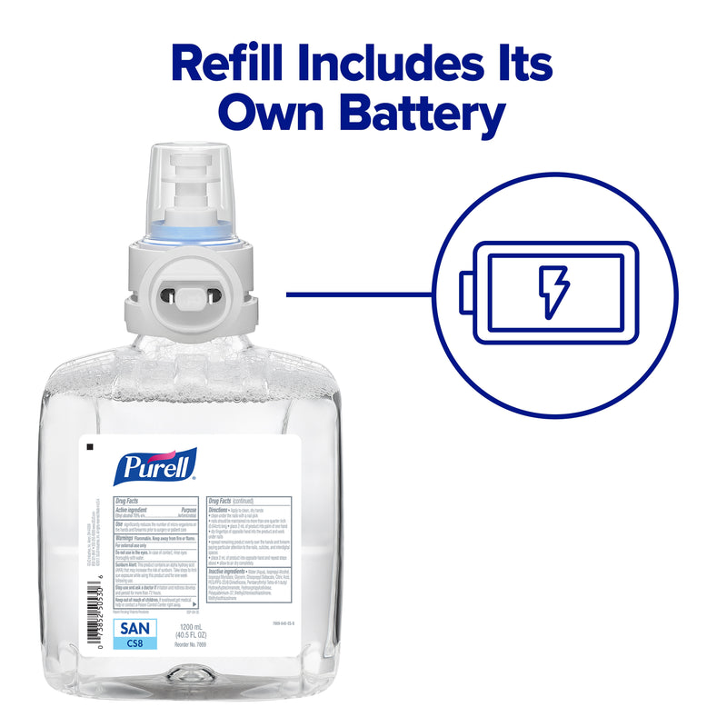 PURELL CS Automatic Floor Stand Hand Sanitizer Dispenser, Graphhite (7518-DS-SLV)