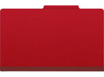 Medical Arts Press Pressboard Classification Folder, 2" Expansion, Legal Size, Deep Red, 25/Box (DV-T52-02-3DRD)