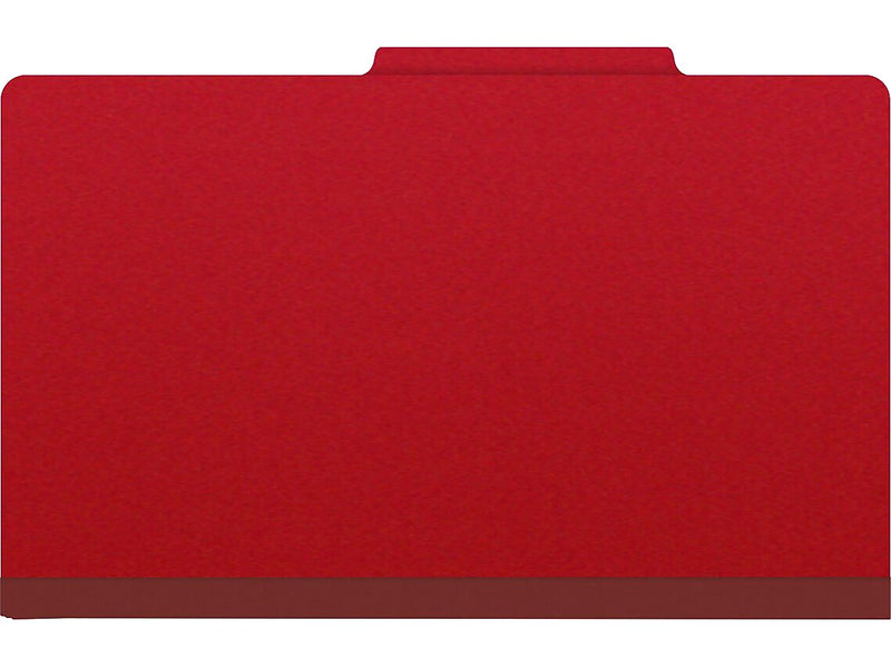 Medical Arts Press Pressboard Classification Folder, 2" Expansion, Legal Size, Deep Red, 25/Box (DV-T52-02-3DRD)
