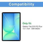 SaharaCase ZeroDamage Ultra Strong Scratch-Resistant Tempered Glass Screen Protector for Galaxy Tab S10 FE+ (ZD-T00072)