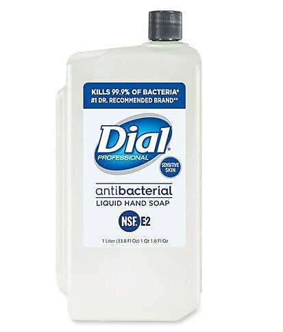 Dial Sensitive Soap, Floral, 1 Liter Refill, 8 Refills (DIA82839)