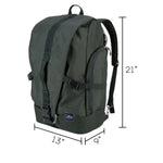 Skyway Luggage Rainier Weekender Backpack, Olympic Green (505-40-300-BKP)