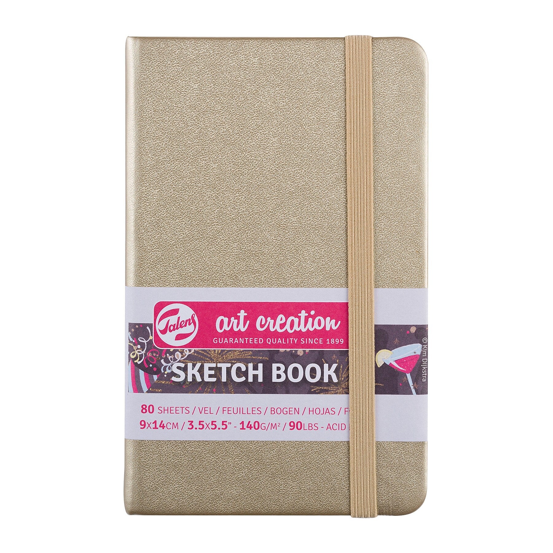 Talens Art Creation 3.5" x 5.5" Sketch Book, 80 Sheets/Book, 5/Bundle (TLN9314141M-5)