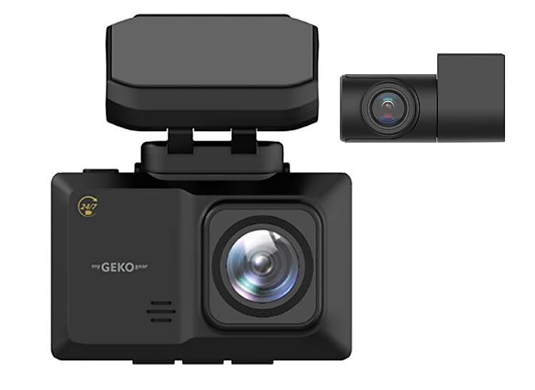 GEKO Orbit 951 1080P HD Dual Dash Cam, Black (GO95132G)
