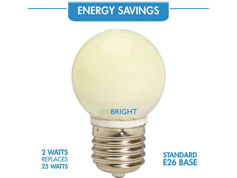 Viribright 3.2-Watts Soft White LED Globe Bulb, 12/Pack (74564)