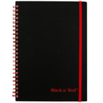 Black N' Red 1-Subject Professional Notebooks, 5.875" x 8.25", Wide Ruled, 70 Sheets, Black (JDK-C67009)