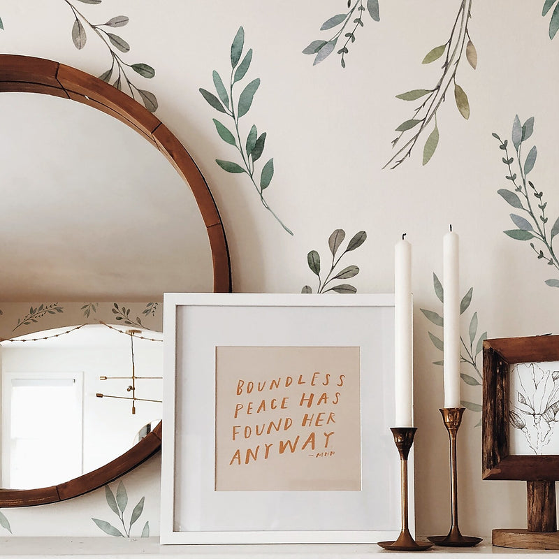York Wallcoverings Country Leaves Retro Decals, Botanical (RMK4581SCS)