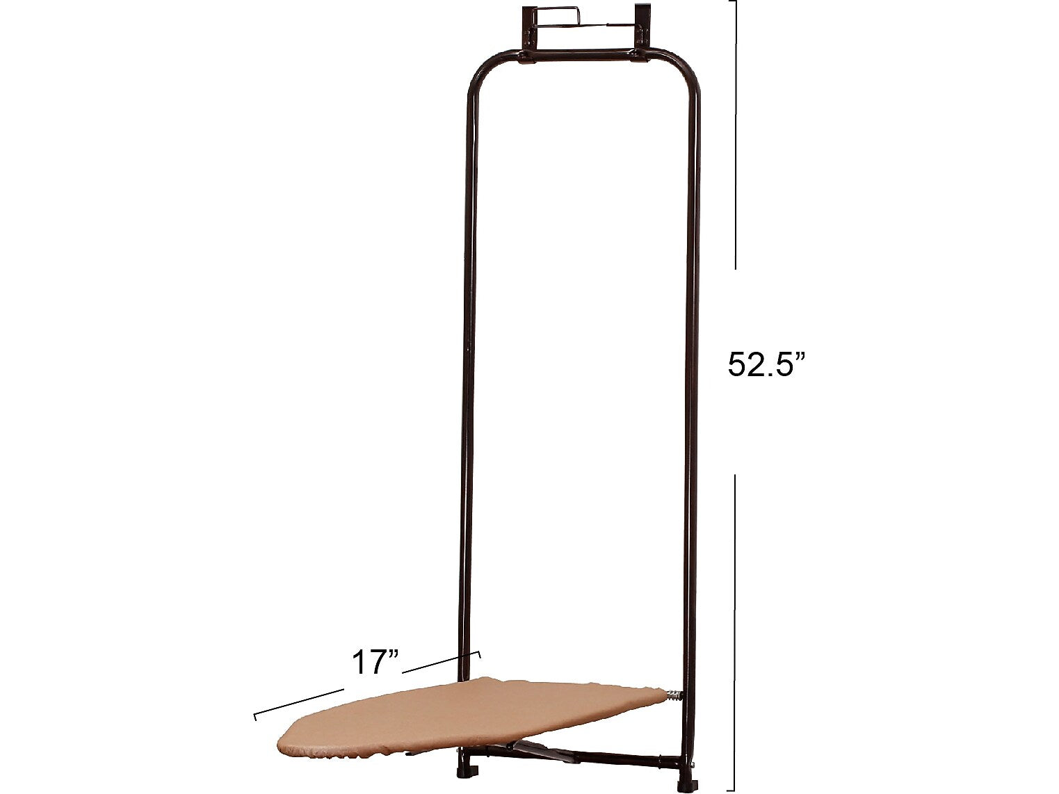 Household Essentials Over-the-Door Ironing Board, Bronze (144336)