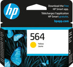 HP 564 Yellow Standard Yield Ink Cartridge, Prints Up to 300 Pages (CB320WN#140)