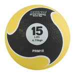 Champion Sports 15 lbs. Rhino Elite Medicine Ball, Yellow (CHMP700)