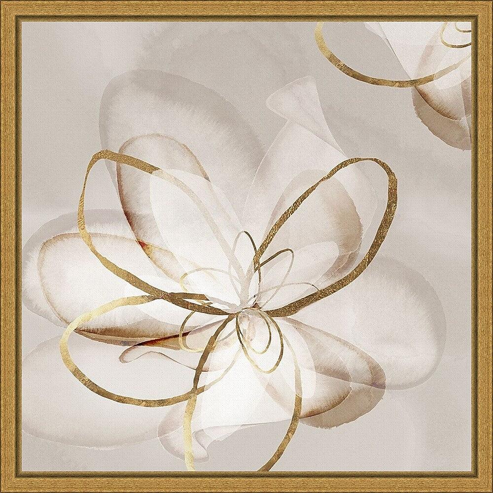 Amanti Art Transparent Beauty II (Floral) by Eva Watts Framed Canvas Wall Art Print, 16" x 16" (A42675040765)