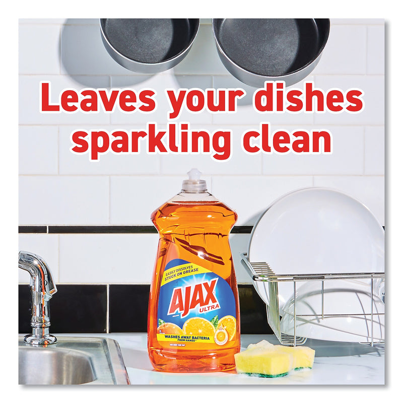 Ajax Dish Detergent, Orange Scent, 90 oz Bottle, 4/Carton