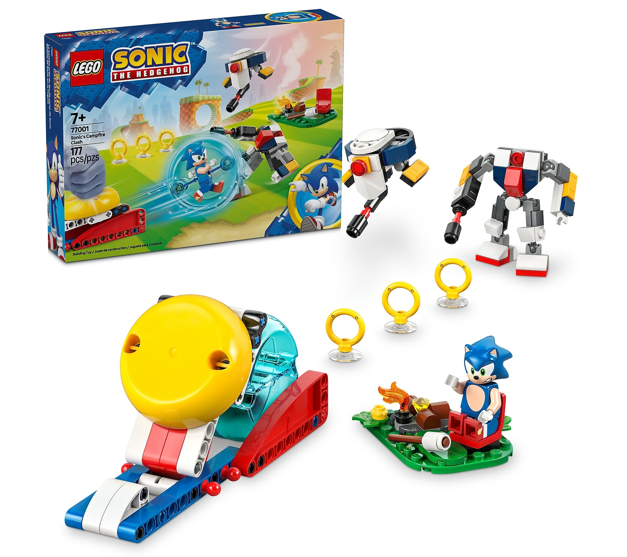LEGO Sonic Sonics Campfire Clash, 177 Pieces (77001)