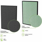 Treblab PURO²XYGEN TRUE HEPA/Activated Carbon Air Purifier Filter, 1.57" x 11.8" x 1.3" (P500_F2)