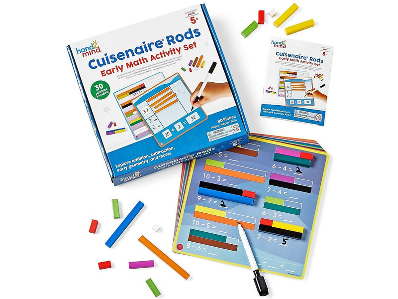hand2mind Cuisenaire Rods Early Math Activity Set (96236)