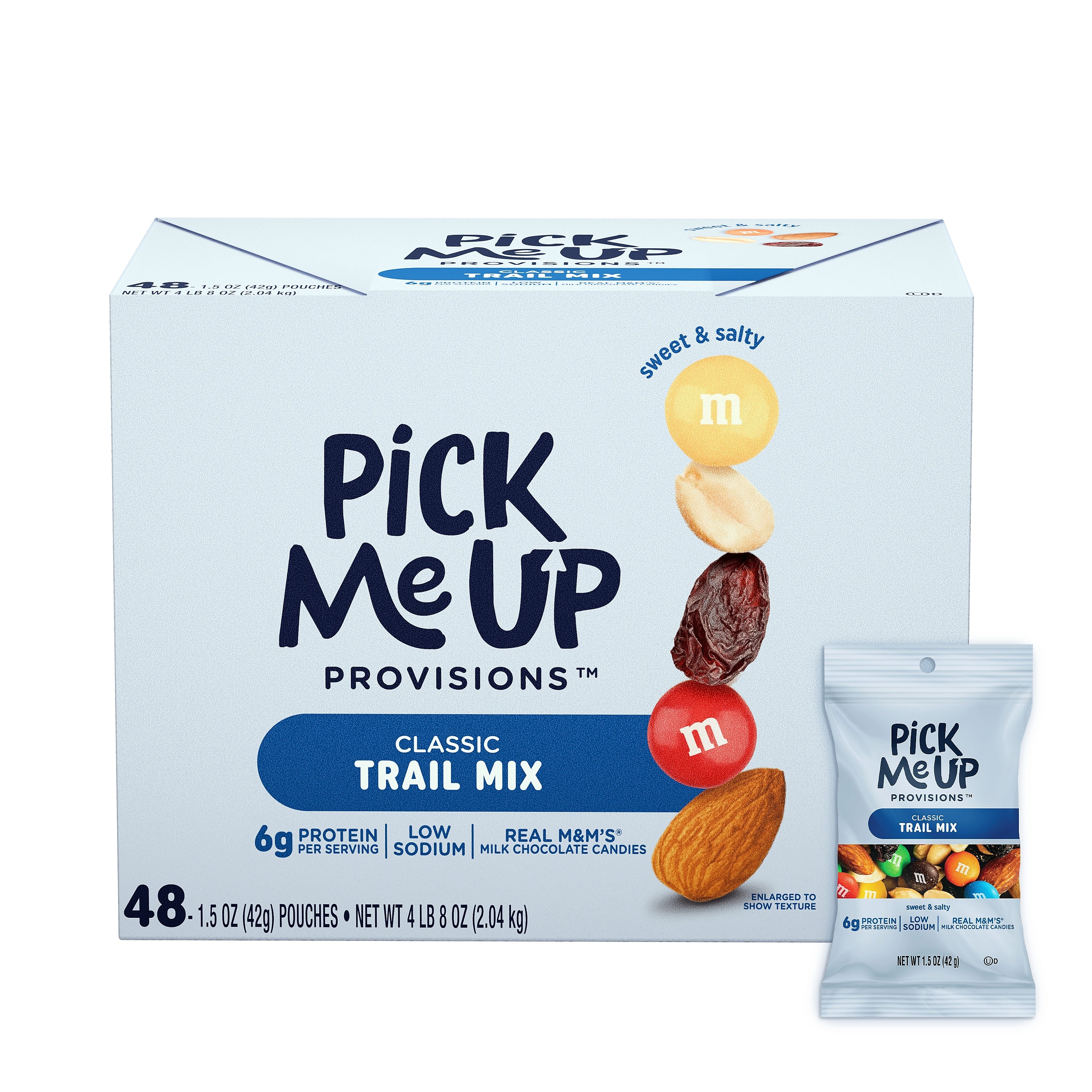 Pick Me Up Provisions™ Classic Trail Mix, 1.5 oz., 48 Bags/Box (PM62797)