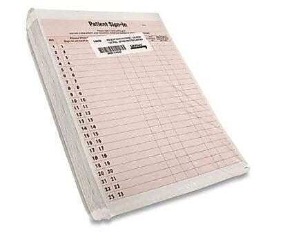 Tabbies Patient Privacy Sign-In Sheets, 2-Part, 125/Pack (TAB14530)