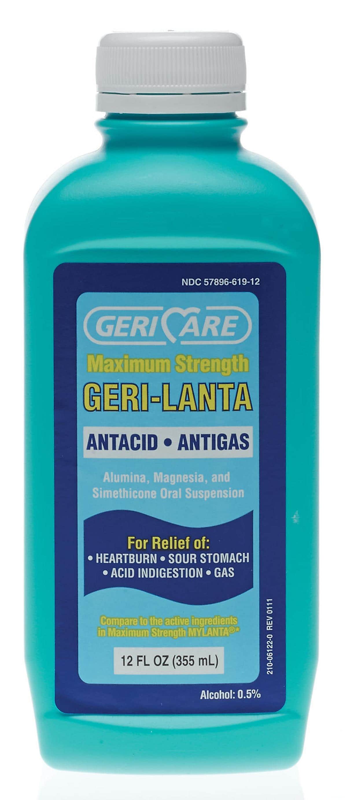GeriCare Antacid Maximum Strength Liquids, 12 oz (OTCS0451C2)