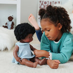 MINILAND Clothes for 15" Dolls, Knitted Outfit Dress & Headband (MLE31687)