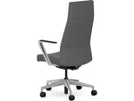 HON Cofi Fabric Swivel Executive Chair, Graphite/Polished Aluminum (HCFEU.W0.STC.P.H.UR93.CHSTC09.PA)