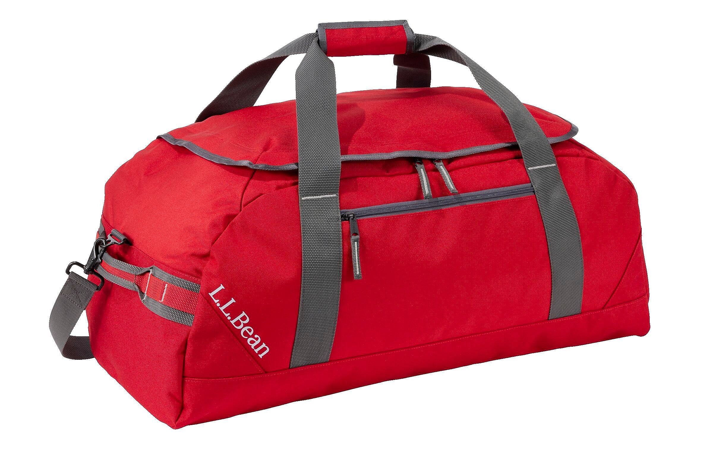 L.L.Bean Adventure 27" Polyester Travel Duffel, Dark Red (1000209458)