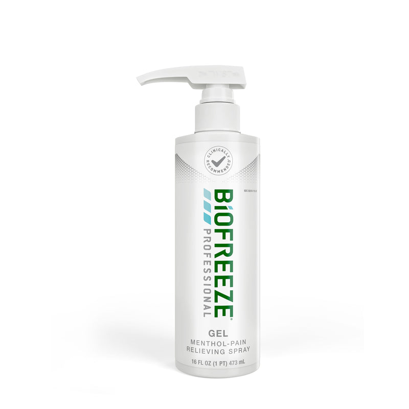 Biofreeze Professional Green 16 oz. Topical Analgesic Pain Reliever Gel Pump (13425)