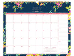 2024-2025 Blue Sky Day Designer Peyton Navy 15" x 12" Academic Monthly Wall Calendar (107934-A25)