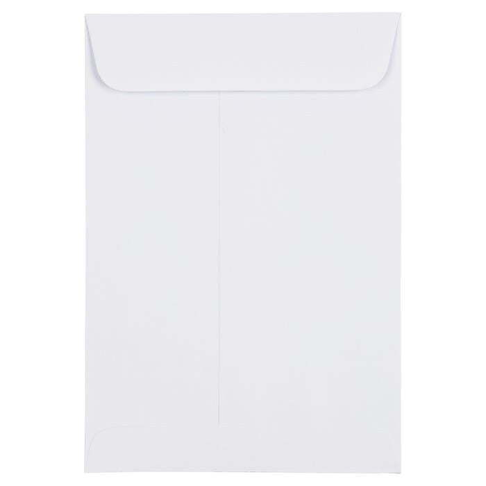 JAM Paper Catalog Envelope, 4.625" x 6.75", White, 25/Pack (1623988)
