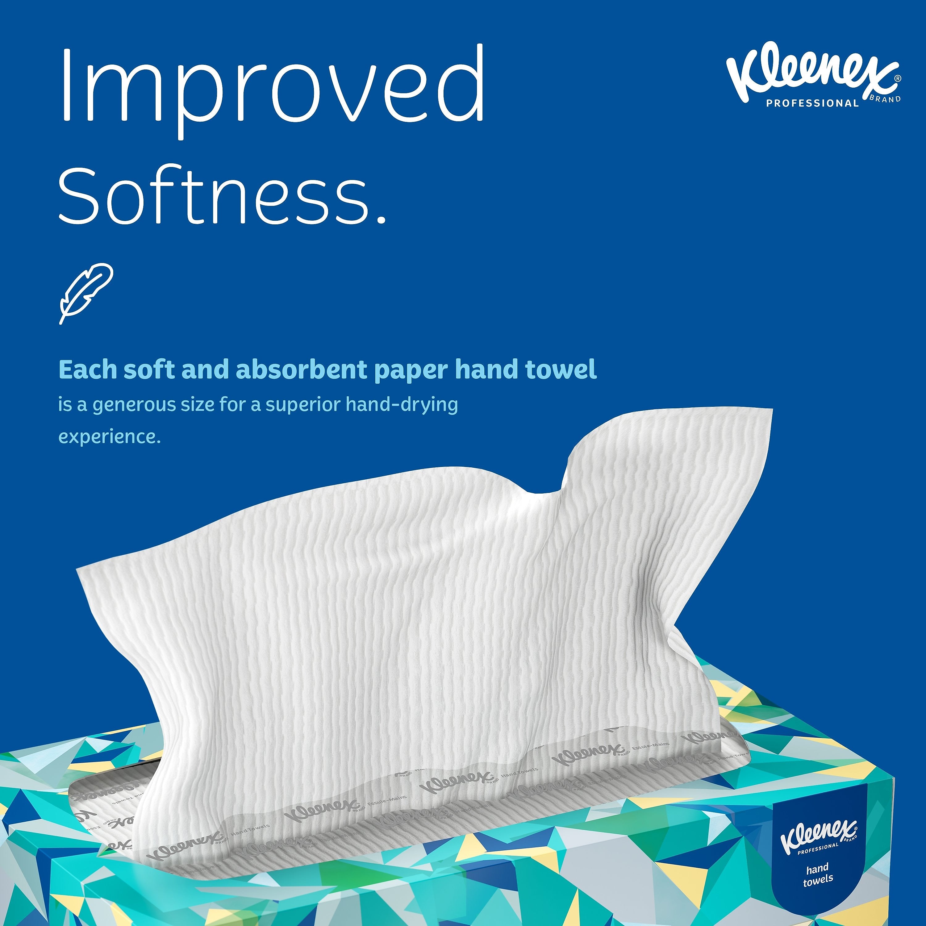 Kleenex Pop-Up Recycled Multifold Paper Towels, 1-ply, 120 Sheets/Pack, 18 Packs/Carton (01701)