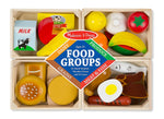 Melissa & Doug Food Groups Wooden Food Set (271)
