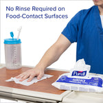 PURELL Healthcare Disinfecting Wipes, 72 Wipes/Pack  (9370-12)
