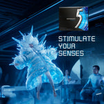 5 GUM Sugar Free Peppermint Cobalt Gum, 15 Sticks/Pack, 10 Packs/Box (WMW51220)