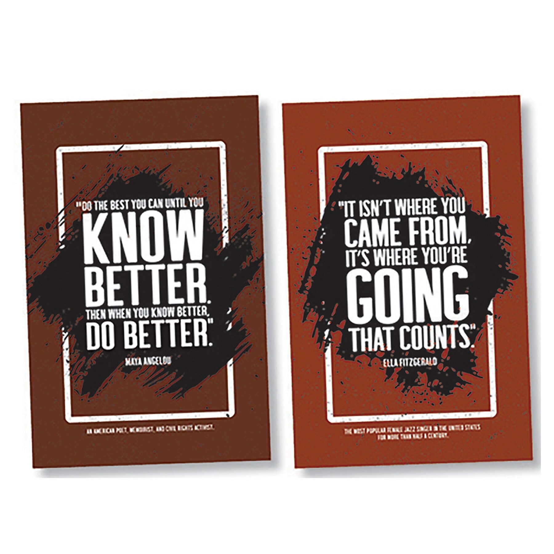 North Star Teacher Resources Inspirational Quotes by African American Influencers Bulletin Board Set, 8 Pieces/Set (NST3503)
