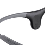 Mojawa Run Air/Mojo 2 Wireless Bone-Conduction Open-Ear Waterproof Headphones, Bluetooth, Black (RA-BK-GL-01)