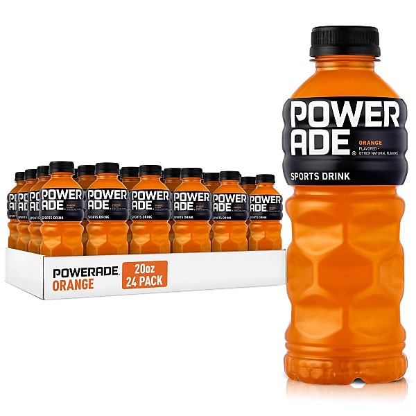 Powerade Orange Sports Drink, 20 oz., 24 Bottles/Pack (049000032789)
