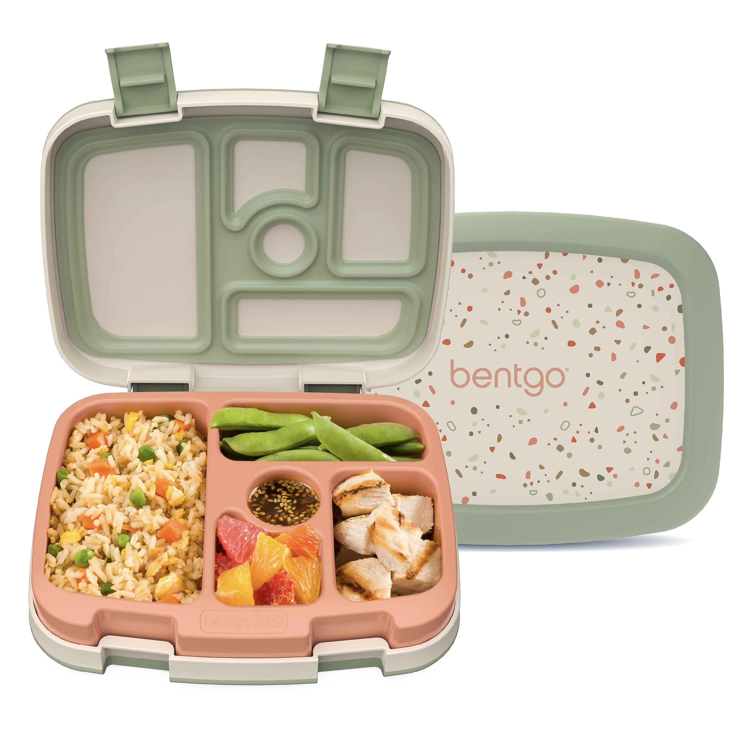 bentgo Whimsy & Wonder Kids Bento Box, Geo Speckle, 19.2 oz. (BGKDPT-GSP)