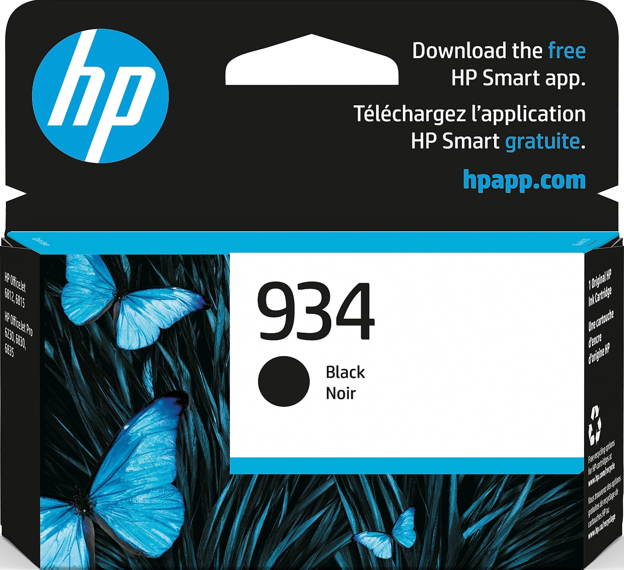 HP 934 Black Standard Yield Ink Cartridge, Prints Up to 400 Pages (C2P19AN#140)