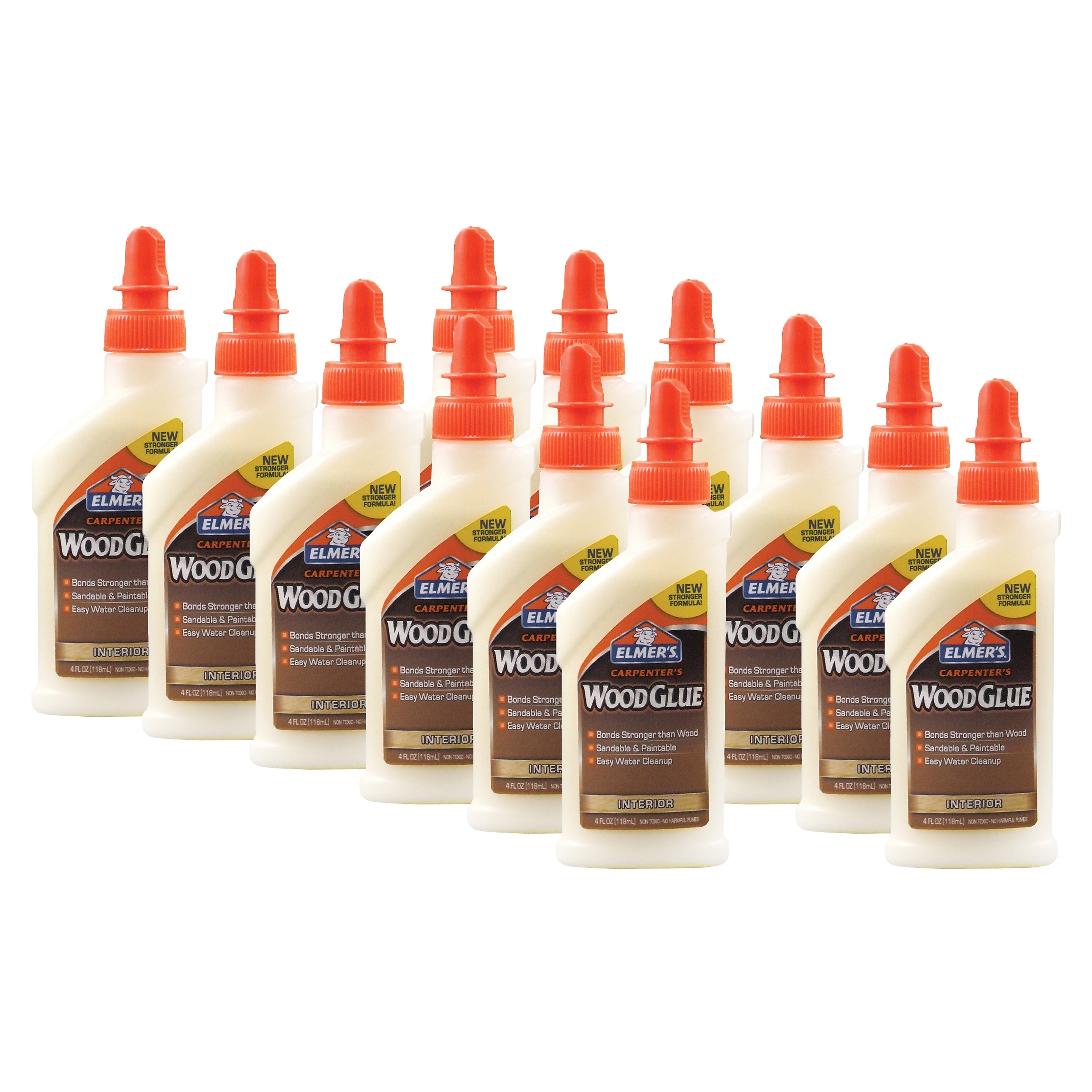Elmer's Carpenter's Liquid Wood Glue, 4 oz., 12/Carton (E7000)