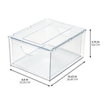 iDESIGN Drawers, Clear, 4/Set (27841M4)