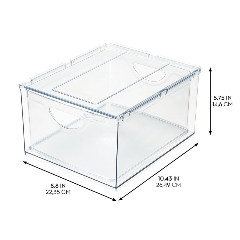 iDESIGN Drawers, Clear, 4/Set (27841M4)
