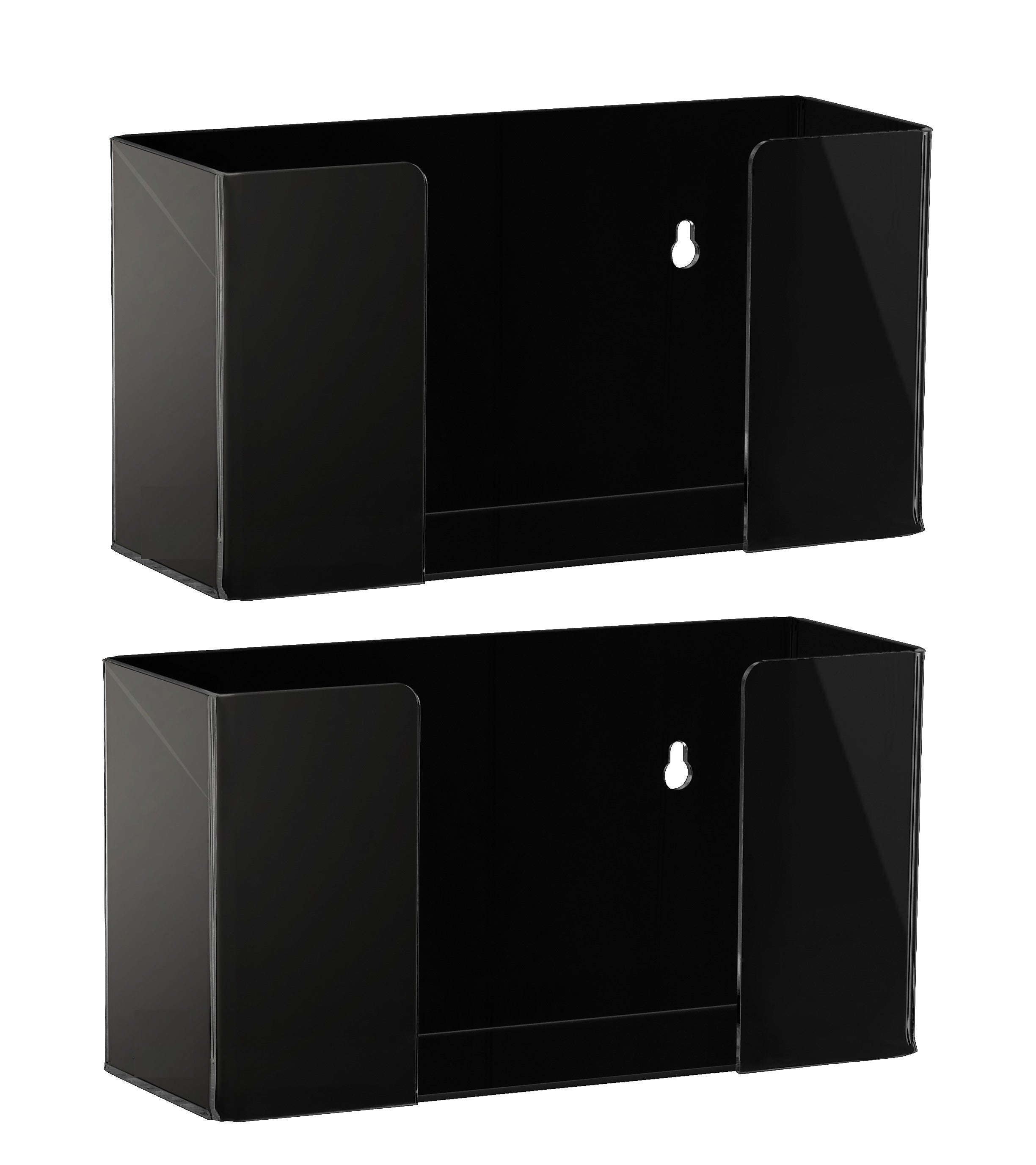 Viva Comfort Glove Dispenser, Black, 2/Pack (ADI902-01-BLK-MK-2PK)